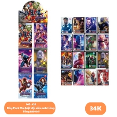 Dây Pack Thẻ biệt đội siêu anh hùng - 1 túi có 3 dây - 1 dây có 12 pack - 1 pack có 5 thẻ N3-K19-T1-S4