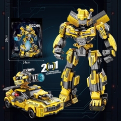 Đồ Chơi Lắp Ghép Lego ( 2 in 1 ) Oto và Robot BumbleBee - 441 hạt - Full Box - Sku : LG-C5237 ( VAT 001-21-25 ) K131- T1-S14
