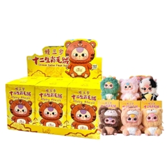 Hàng xưởng sản xuất - Baby Three 12 Con Giáp Baby Three Zodiac blind box ngẫu nhiên - cao ~ 16cm - Nặng 500gram - Túi Mù - Hộp Màu