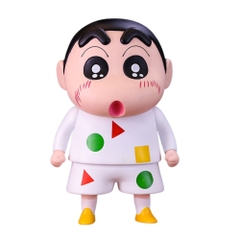 Mô Hình Shin bút chì áo trắng bản to - Phụ Kiện : Đế - Cao 40cm - nặng 1500gram - Figure Cậu Bé Bút Chì - bọc túi OPP - Hộp Carton K10-T4-S1