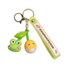 Móc khóa ếch và vịt - Dây móc dài : 10cm - Mô Hình Cao : 6cm - Nặng : 50gram - No Box -  SKU: moc166 - (Vat: 88223-7) - K77-T7-S5