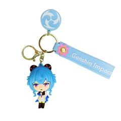 Móc genshin impact ganyu - Dây móc dài : 10cm - Mô Hình Cao : 7cm - Nặng : 50gram - No Box : bọc túi OPP - N3-K15-T5-S2