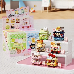 ( Giá 1 con - Bộ 6 con - Đặt Số Lượng 6 ) Bộ Lắp Ghép Xe Đẩy Bán Hàng. SKU: LG-S38 (VAT 001-11-11)- K128-T3-S5