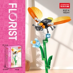 Bộ lắp ghép Hoa & côn trùng 102pcs. SKU: LG-9127-6 ( VAT 001-06-11 ) - K129-T1-S6