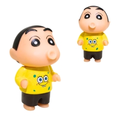 Mô Hình Shin dáng đứng áo vàng - Cao 10cm - Rộng 6cm - Ngang 6cm - nặng : 50gram - SKU : sh850y - (VAT G873-79) - T4