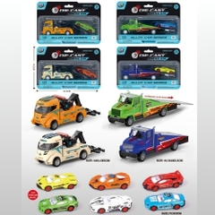 Mô Hình Vỉ Oto Xe Cứu Hộ Tổng Hợp, Chất Liệu Hợp Kim , tỉ lệ 1:64 - SKU : oto-QZ638-A