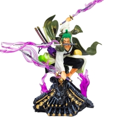 Mô hình Zoro wano trên mái nhà , cao 16cm , nặng 300gram - One Piece - No Box - SKU : 5145d - (VAT 002-01-35)