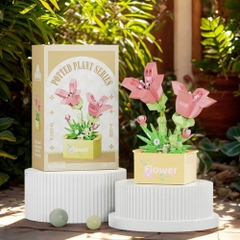 Combo 2 bộ Lắp Ghép Lego Hoa mộc miên - 150 hạt -  LG-W1604-05 - ( VAT 001-C2-11 ) - K126-T2-S5