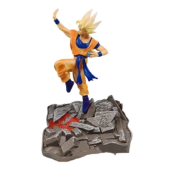Mô hình DragonBall SonGoku cầm ngọc rồng chiến đấu - Cao 24cm -nặng 500gram - Dragon Ball - Hộp Màu K5-T4-S9