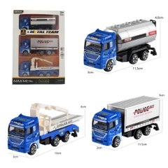 Mô Hình 3 Oto Xe Bồn hợp kim , tỉ lệ 1:64 - Dài 11.5cm - rộng 3cm - cao 4.8cm- SKU : oto-CF17-P4 - ( Vat : 003-03-50 )