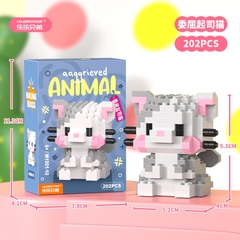 Combo 3 bộ lắp ghép động vật 202pcs. SKU: LG-W1501-10 ( VAT 001-C3-11 ) - K118-T2-S10