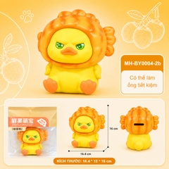 Mô Hình Các Con Vật Cosplay Món Ăn Cá Nướng size nhỡ KT 16.4*12*16 cm - SKU : MH-BY0004-2 - ( VAT : 002-09-80 )