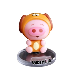 Mô Hình Lắc Đầu Lợn 12 con giáp siêu dễ thương - dog . chó - Đế dính nam châm - Cao 10.5cm Nặng 200gram - Full Box - SKU: 97c - (Vat: MH001-01) -  K73-T1-S5