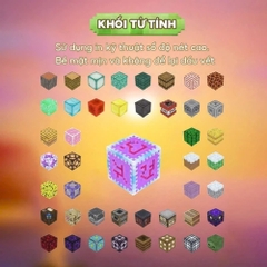 Đồ Chơi Khối Nam Châm Từ Tính Minecraft,Block Minecraft Nam Châm, Đồ Chơi Xây Dựng Cho Bé 1 Hộp 50 cái