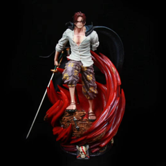 Hàng Loại 1 - Mô Hình đồ chơi - Tứ Hoàng Shanks Tóc Đỏ - One Piece - Cao 39cm - Nặng 1.8Kg - OnePiece - Hộp Carton - N1-K43-T5-S1