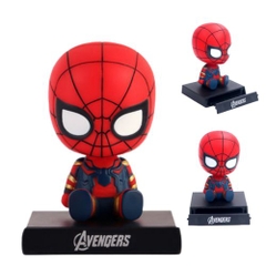 Mô Hình đồ chơi -  Người Nhện Lắc Đầu - Avengers - Bộ lắc đầu - Có Hộp Đẹp - K74-T3-S6