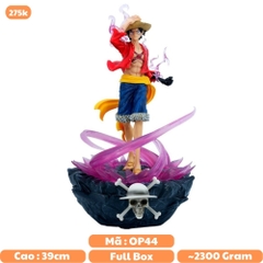 Hàng loại 1 - Mô Hình OnePiece Luffy nika gear 2 dáng đứng siêu ngầu cao 39cm nặng 2300g , Figure OnePiece - có vỏ hộp màu -K16-T4-S1,S2 (G-10)
