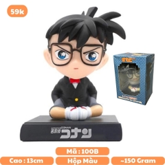 Mô Hình Conan Áo đen lắc đầu - cao 13cm - ngang 9cm - dọc 7cm - nặng 200gram + Có BOX - N3-K28-T4-S2