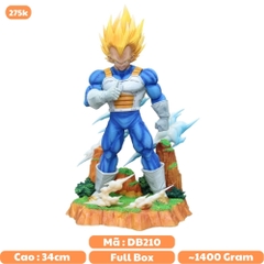 Mô hình DragonBall Vegeta kiêu hãnh + base tiểu cảnh siêu đẹp - Cao 34cm - nặng 1400Gram - Dragon Ball - Full Box - K6-T4-S5