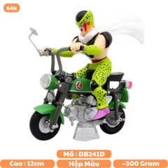 Mô Hình DragonBall sên bọ hung lái xe máy cao 12cm nặng 300g , Figure DragonBall - Hộp Màu - K8-T3-S4