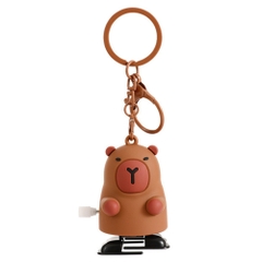 móc khóa capy bara vặn cót nâu -  Mô Hình Cao : 6cm - Nặng : 50gram - No Box : bọc túi OPP N3-K62-T1- S2