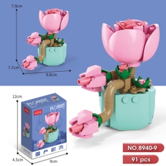 Bộ lắp ghép Hoa 91pcs. SKU: LG-8940-9 ( VAT 001-06-11 ) K130-T1-S9