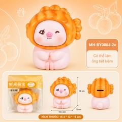 Mô Hình Các Con Vật Cosplay Món Ăn Cá Nướng size nhỡ KT 16.4*12*16 cm - SKU : MH-BY0004-2 - ( VAT : 002-09-80 )