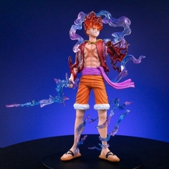 Bản 28cm Box Nhựa  Hộp bóng kính - Mô hình OnePiece - Luffy Gear 5 Nika đỏ Cao 28cm bản có vũ khí cầm tay - OnePiece  - Có Hộp Đẹp - N4-K15