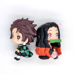 Mô hình đồ chơi - figure Demon Slayer Nezuko bản chibi - Kimetsu No Yaiba - No Box - N1-K29-T1-S3