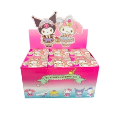 Vỏ Hộp mù 6 Kuromi màu hồng - blind box - cao : 10cm ngang : 20cm - figure kuromi N3