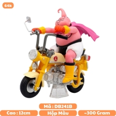 Mô Hình DragonBall mabu béo lái xe máy cao 12cm nặng 300g , Figure DragonBall - Hộp Màu - K8-T3-S2