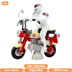 Mô Hình DragonBall frieza lái xe máy cao 12cm nặng 300g , Figure DragonBall - Hộp Màu - K8-T3-S1