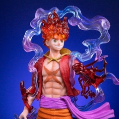 Bản 28cm Box Nhựa  Hộp bóng kính - Mô hình OnePiece - Luffy Gear 5 Nika đỏ Cao 28cm bản có vũ khí cầm tay - OnePiece  - Có Hộp Đẹp - N4-K15
