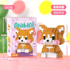 Combo 3 bộ lắp ghép động vật 191pcs. SKU: LG-W1501-12 ( VAT 001-C3-11 ) - K118-T2-S12