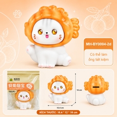 Mô Hình Các Con Vật Cosplay Món Ăn Cá Nướng size nhỡ KT 16.4*12*16 cm - SKU : MH-BY0004-2 - ( VAT : 002-09-80 )