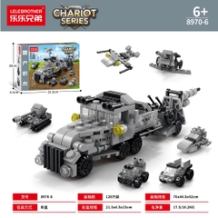 Đồ Chơi Lắp Ghép Lego Xe Tải Xám (6 IN 1) - 137 hạt - Full Box - Sku : LG-8970-6 ( VAT 001-22-11 ) K116-T1-S10 - K116-T3-S10