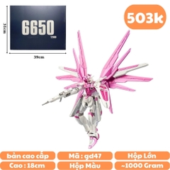 MG 1/100 FREEDOM 6650 GUNDAM màu hồng Cao cấp - Cao 18cm - nặng 1kg sku : 6650  - Box Màu - N1-K18-T4-S1