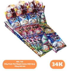 Dây Pack Thẻ Thanh Gươm Diệt Quỷ - 1 túi có 3 dây - 1 dây có 12 pack - 1 pack có 5 thẻ - N3-K20-T1-S4