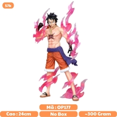 Mô hình OnePiece Luffy Haki hoa anh đào dáng đứng - Cao 24cm - ngang 11cm - nặng 180gram - Figure One Piece - No Box - K26-T1-S1
