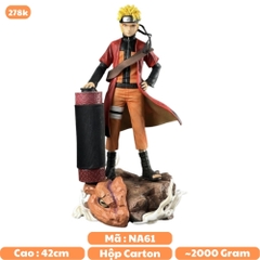 Mô Hình Naruto dáng đứng siêu ngầu có base cao - 42cm - Nặng - 2000gram - Figure Naruto - Box xốp Hộp carton - N3-T5