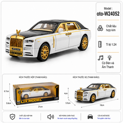 Mô hình xe Ô tô hợp kim cao cấp tỉ lệ 1:24 - SKU : oto-W24052 ( VAT : 103-01-150 )