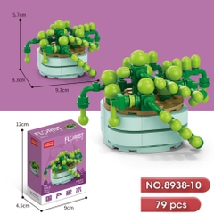Bộ lắp ghép Hoa 79pcs. SKU: LG-8938-10 ( VAT 001-06-11 ) K118-T1-S10