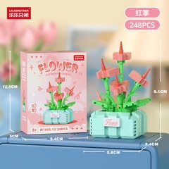 Bộ đồ chơi lắp ghép chậu hoa 248pcs. SKU: LG-W1605-13 ( VAT 001-06-11 ) K125-T3-S1