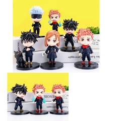 Mô Hình đồ chơi - JUJUTSU KAISEN -  Megumi , Nobara , Yuji Itadori - Chú Thuật Hồi Chiến  Gojo Satoru - No Box - N3-K45-T2-S2