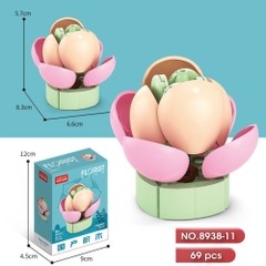 Bộ lắp ghéo Hoa 69pcs. SKU: LG-8938-11 ( VAT 001-06-11 ) K118-T1-S11