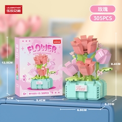 Bộ đồ chơi lắp ghép chậu hoa 305pcs. SKU: LG-W1605-15 ( VAT 001-06-11 ) K125-T3-S3
