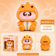 Mô Hình Các Con Vật Cosplay Khủng Long size nhỏ KT 10.5*9.8*14 cm - SKU : MH-BY0011-1 - ( VAT : MH003 )