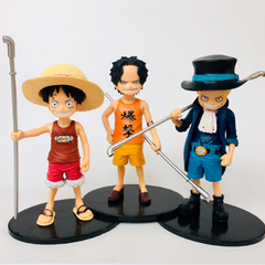 Mô hình đồ chơi - Combo cả ae Luffy Zoro Sanji ACE Sabo lúc nhỏ siêu đẹp Cao 15cm -  One Pece - No Box - N3-K43-T3-S1