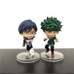 Mô Hình đồ chơi - 5 nhân vật Deku ,Lida Tenya ,Todoroki Shoto ,Bakugo Katsuki ,Asui - Học Viện Siêu Anh Hùng - No Box