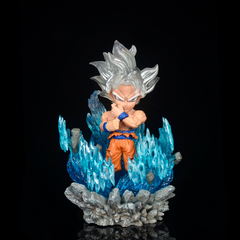 Mô hình đồ chơi - SonGoku bản năng vô cực , có led , Cao 11cm  - Dragon Ball - No box - N1-K38-T2-S10
